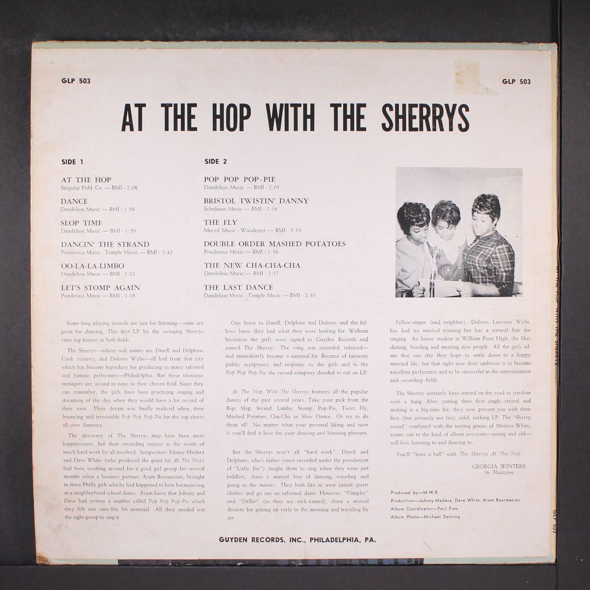 at the hop with the sherrys by SHERRYS