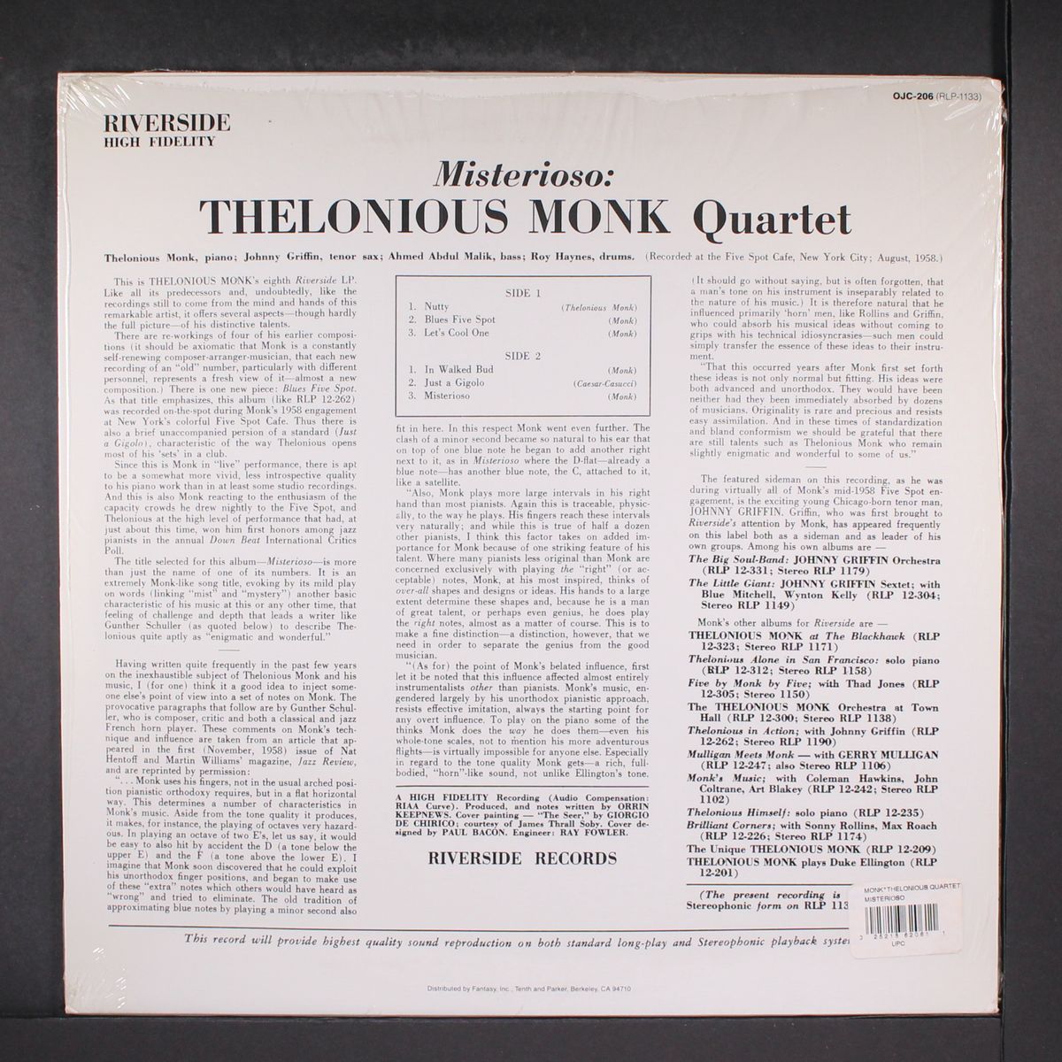 misterioso by THELONIOUS MONK