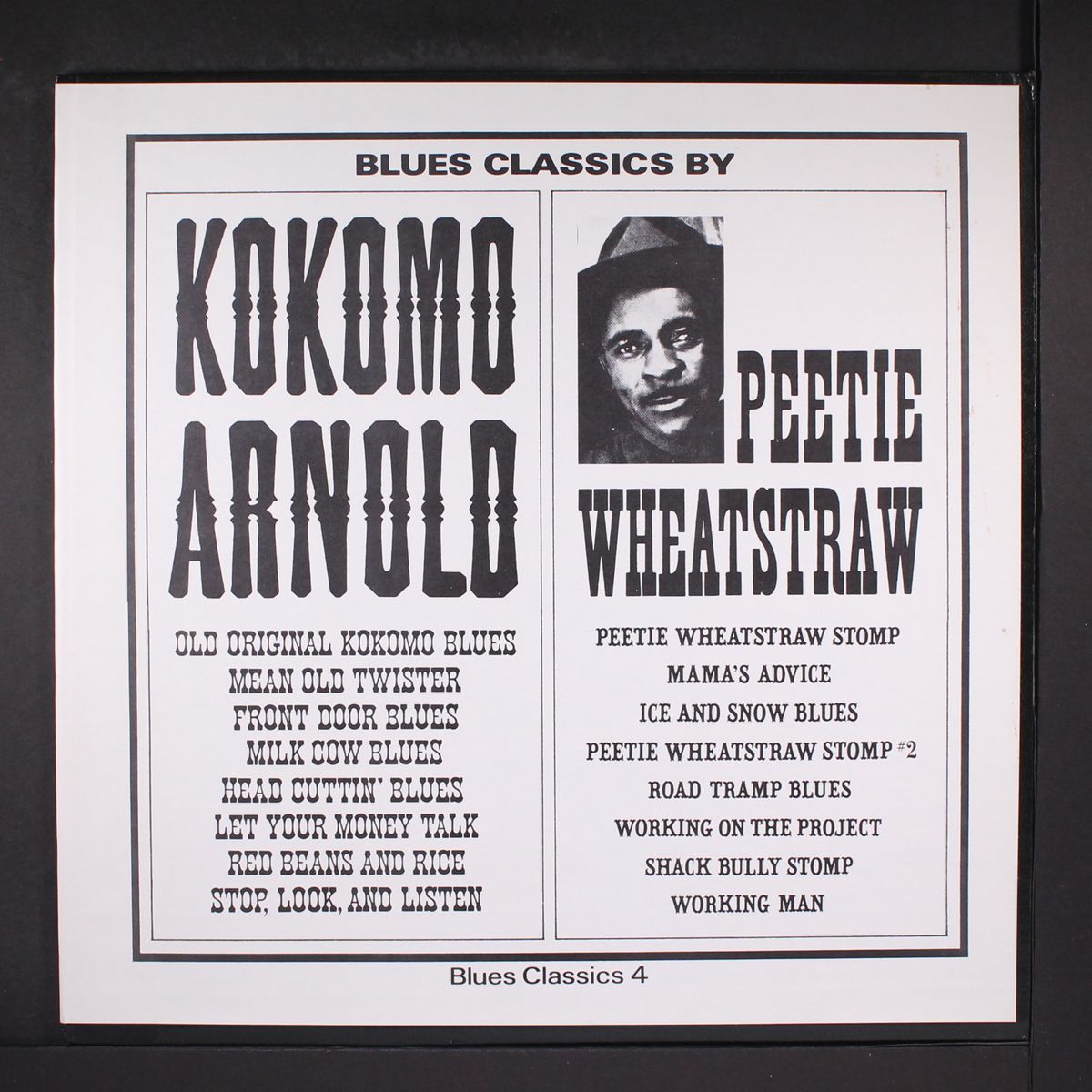 blues classics by by KOKOMO ARNOLD / PEETIE WHEATSTRAW