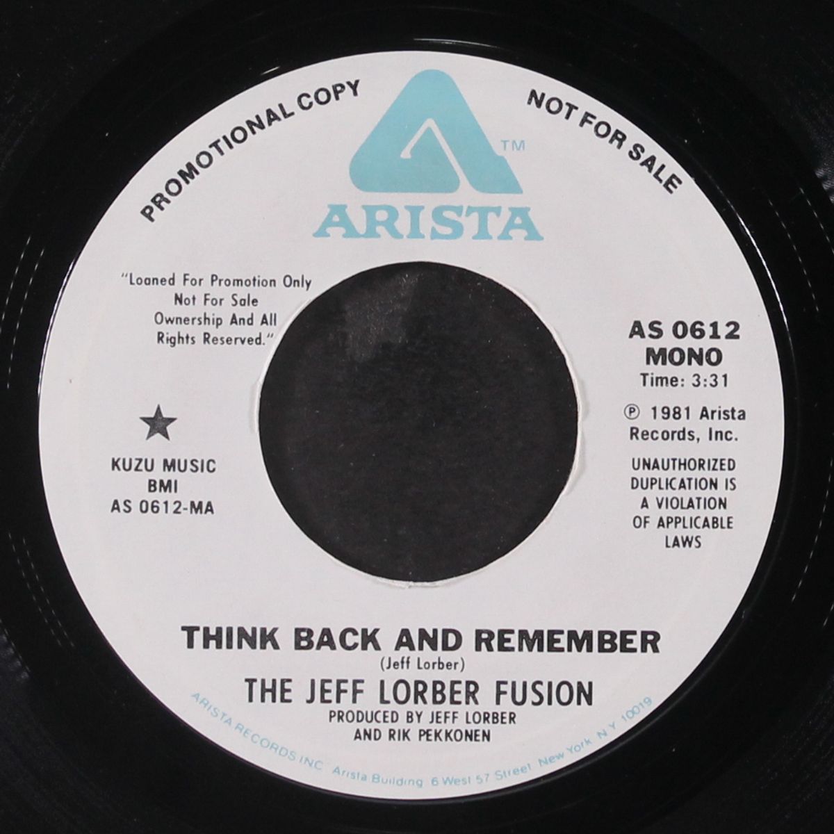 think back and remember / mono by JEFF LORBER FUSION