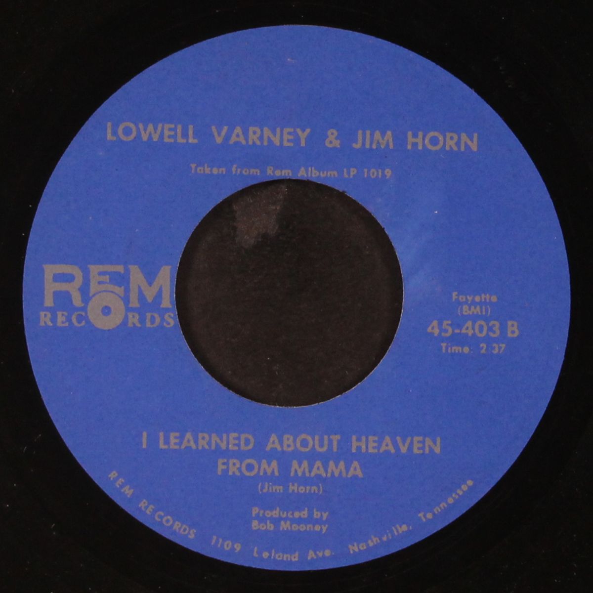 these bones / i learned about heaven from mama by LOWELL VARNEY & JIM HORN