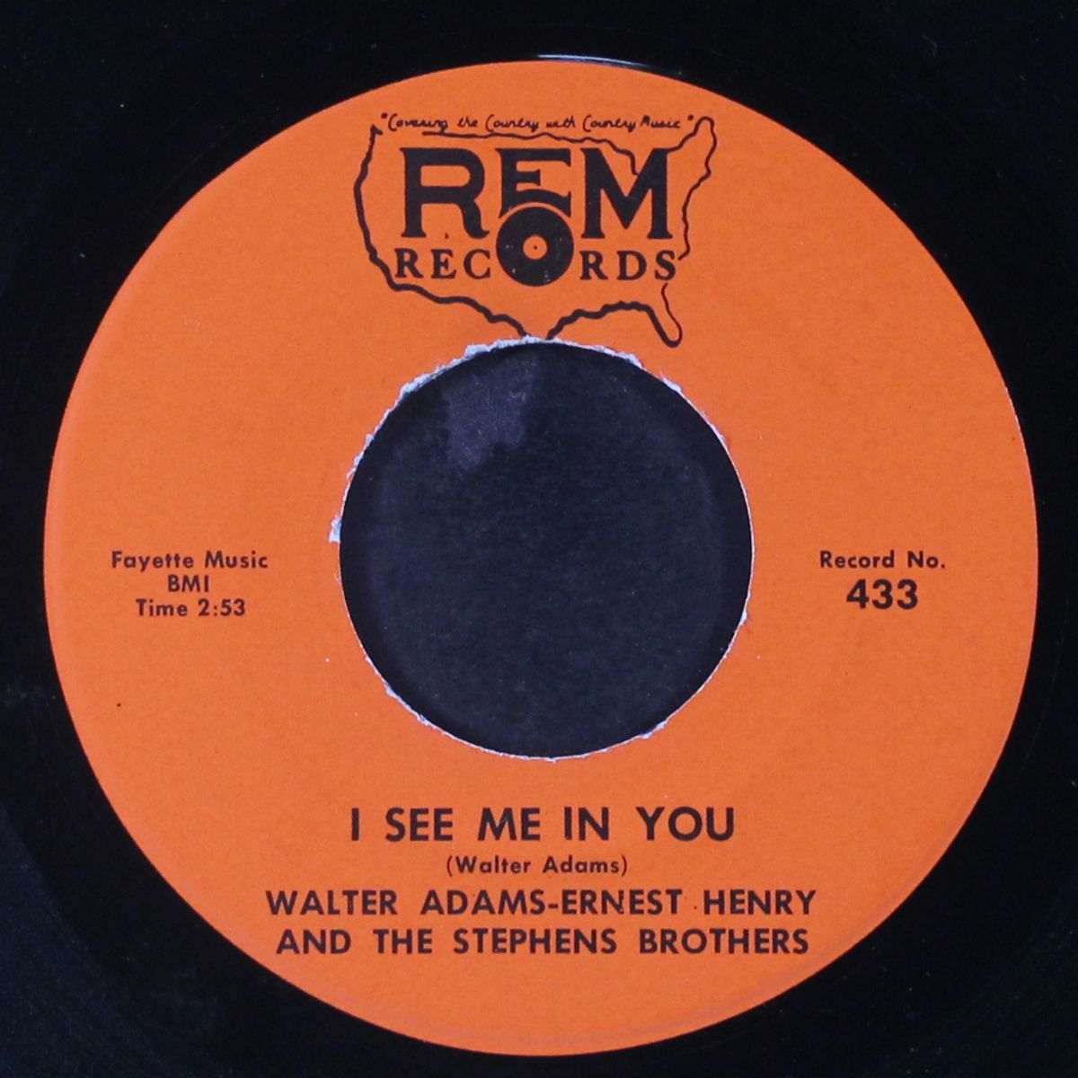 back to the mountains / i see me in you by WALTER ADAMS, ERNEST HENRY & STEPHENS BROTHERS