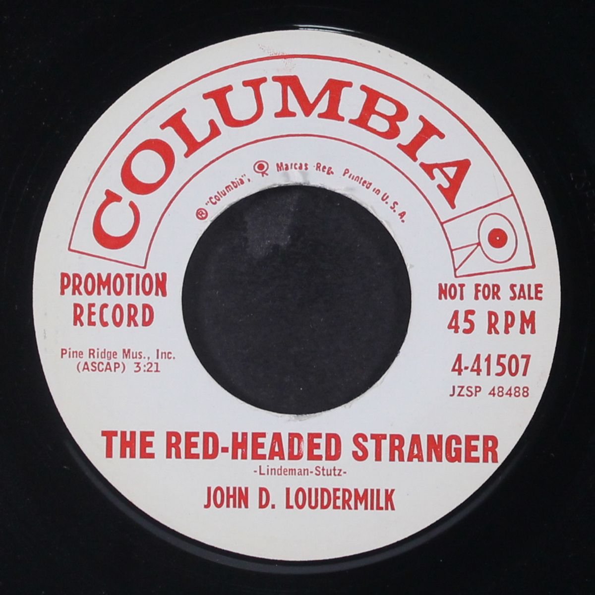 the happy wanderer / the red-headed stranger by JOHN D. LOUDERMILK