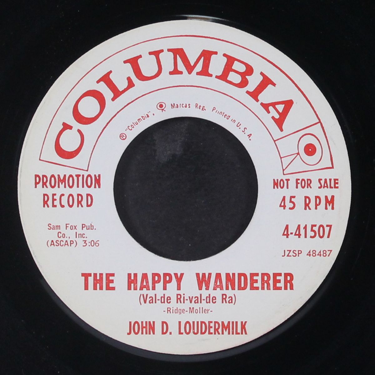 the happy wanderer / the red-headed stranger by JOHN D. LOUDERMILK