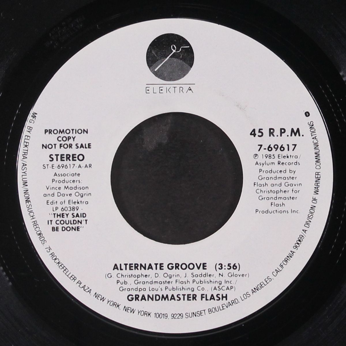 alternate groove / same by GRANDMASTER FLASH