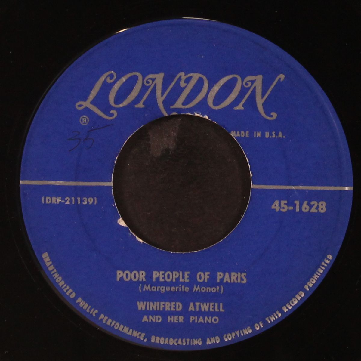 stardust / poor people of paris by WINIFRED ATWELL