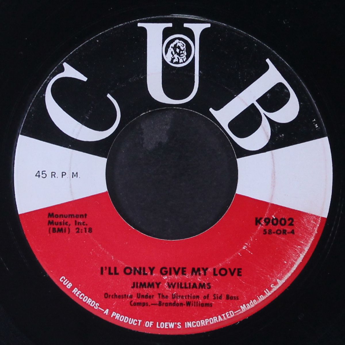 you're the one / i'll only give you my love by JIMMY WILLIAMS
