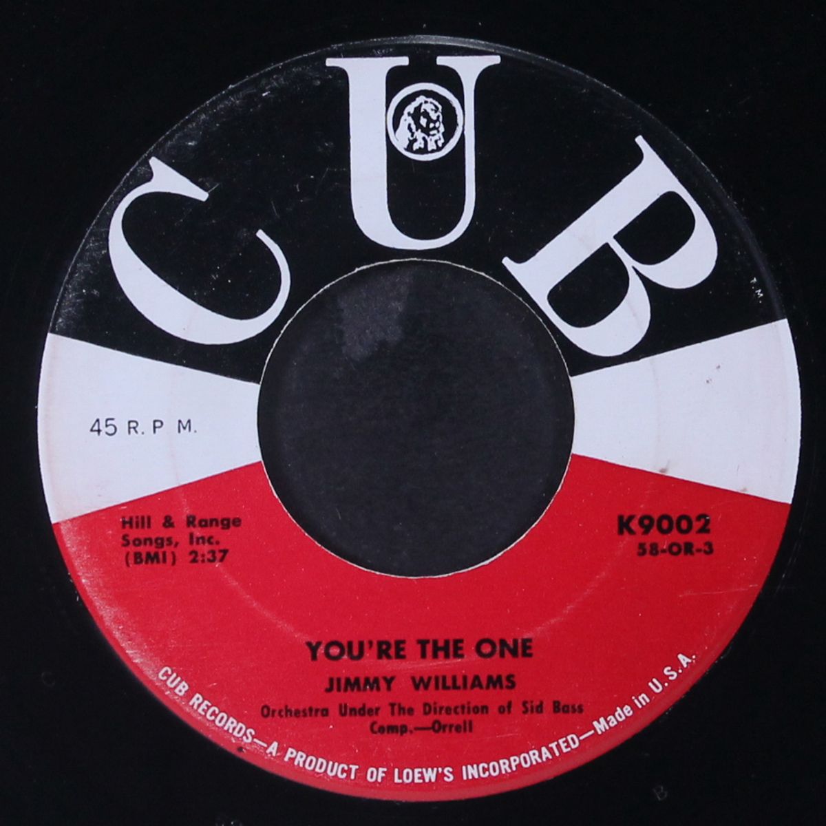 you're the one / i'll only give you my love by JIMMY WILLIAMS