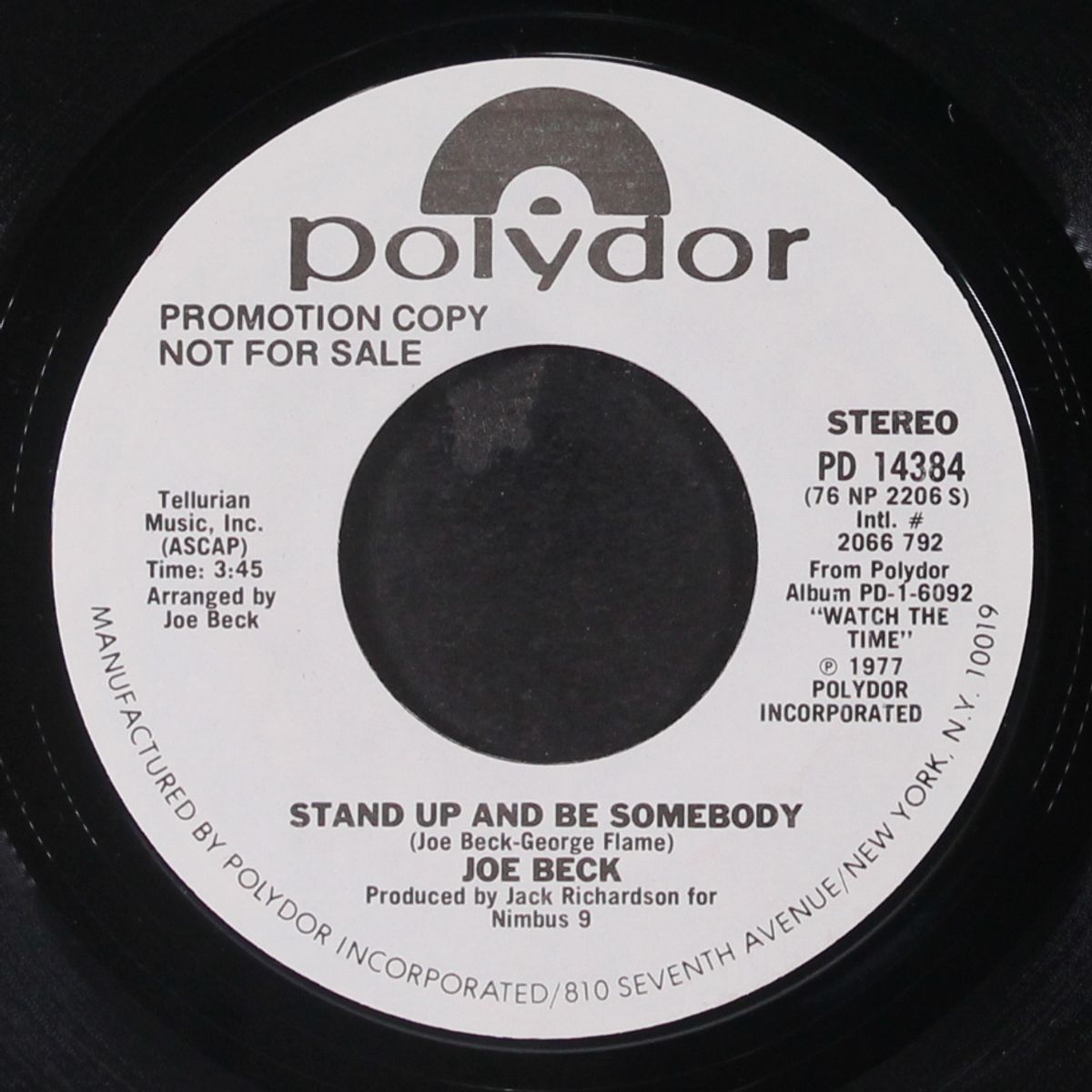 stand up and be somebody / mono by JOE BECK