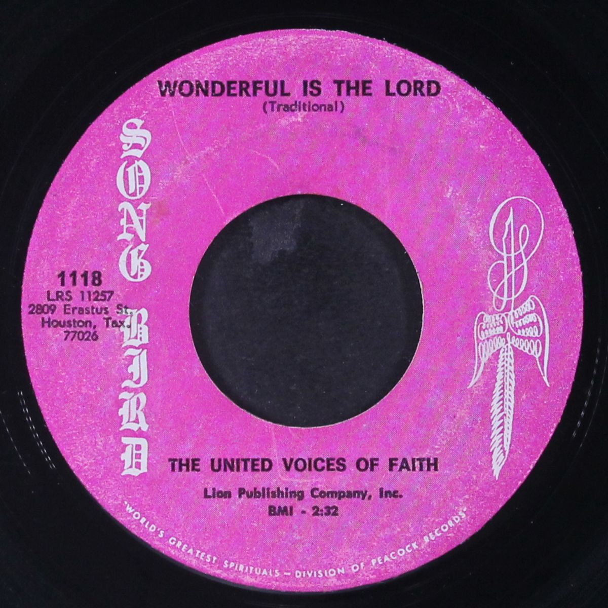 soon i will be done / wonderful is the lord by UNITED VOICES OF FAITH