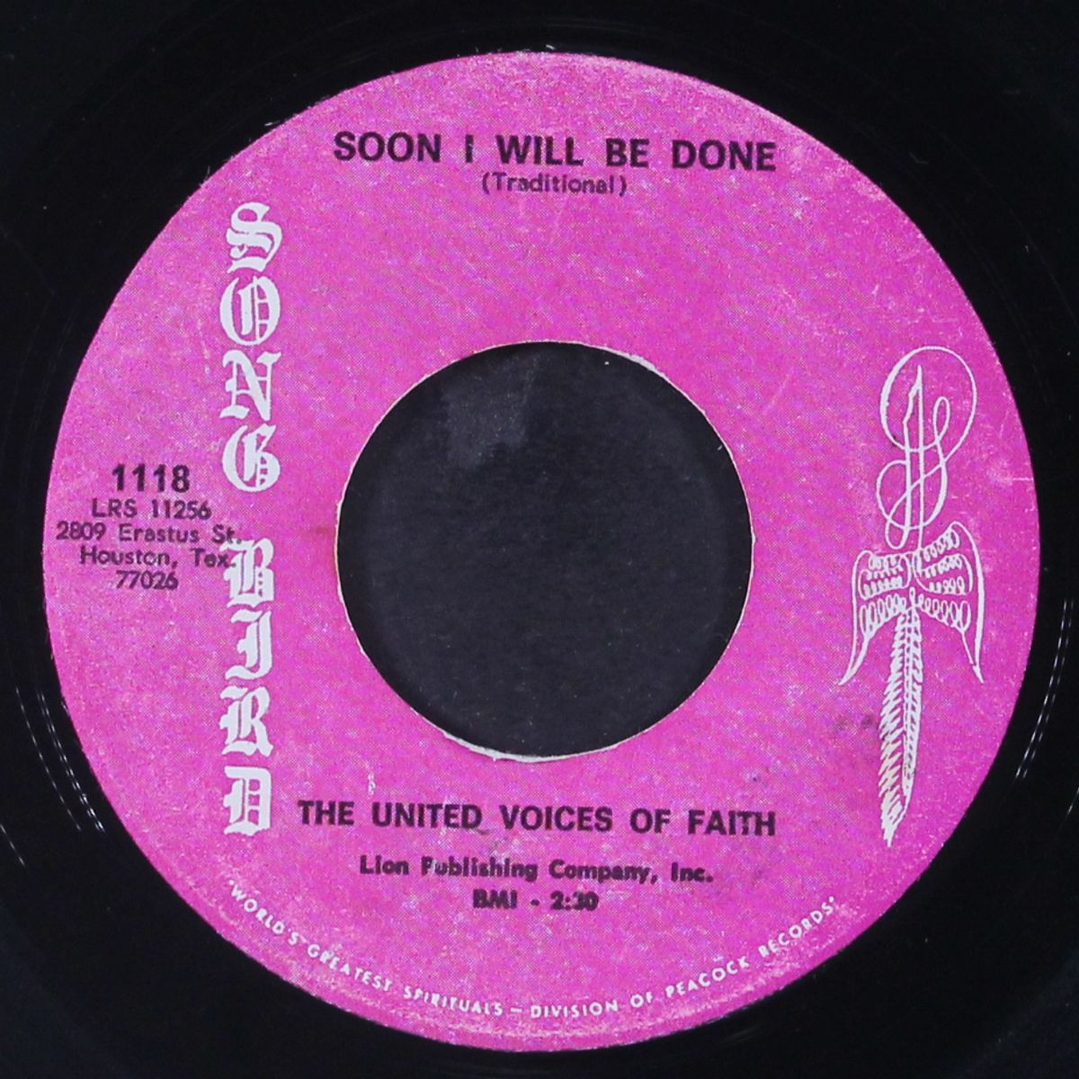 soon i will be done / wonderful is the lord by UNITED VOICES OF FAITH
