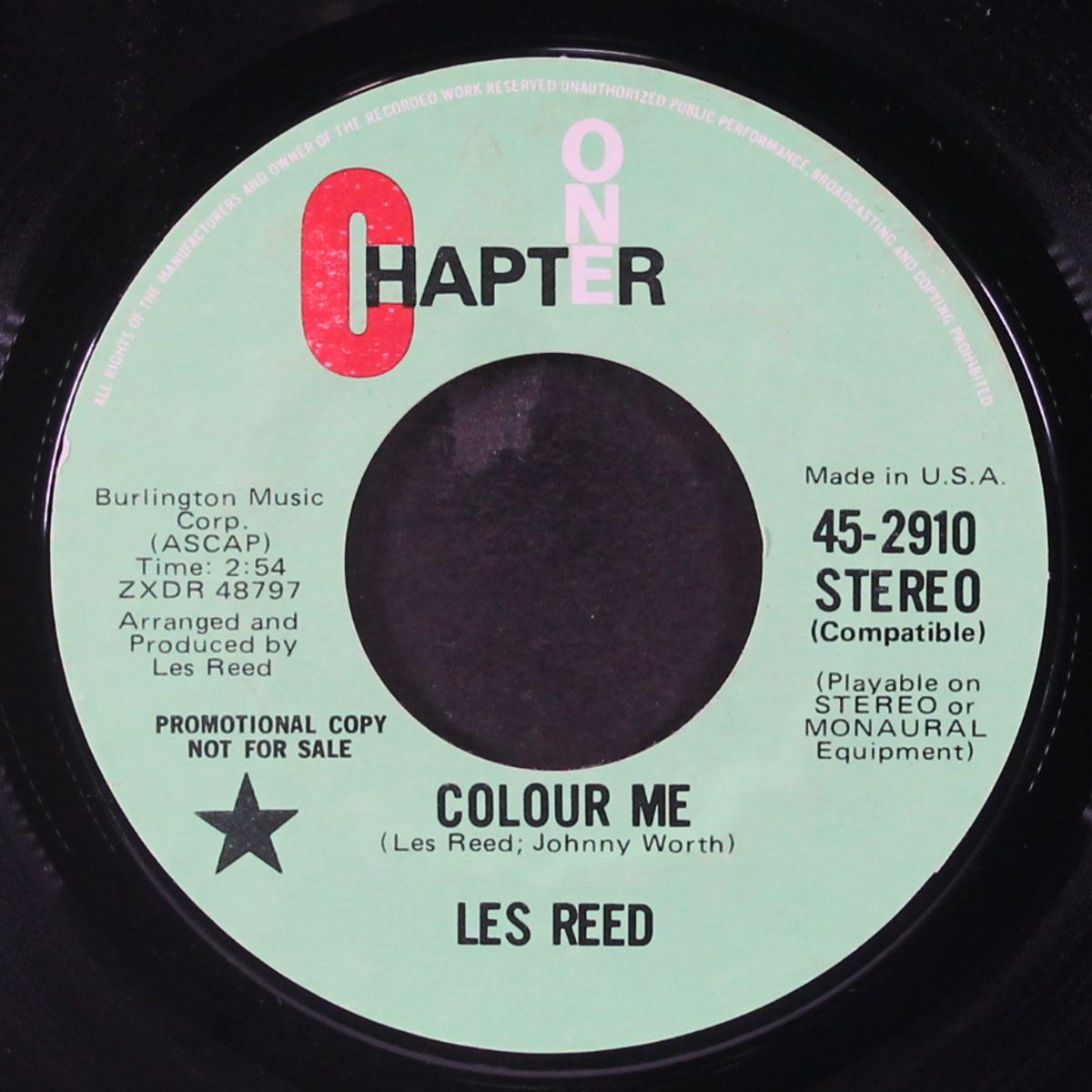 colour me / man of action by LES REED