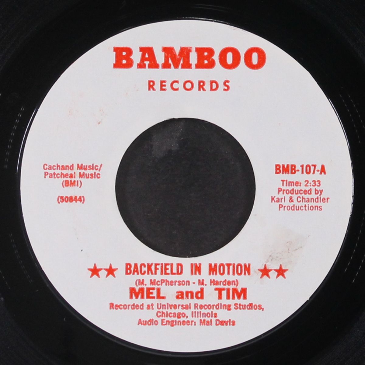 backfield in motion / do right baby by MEL & TIM