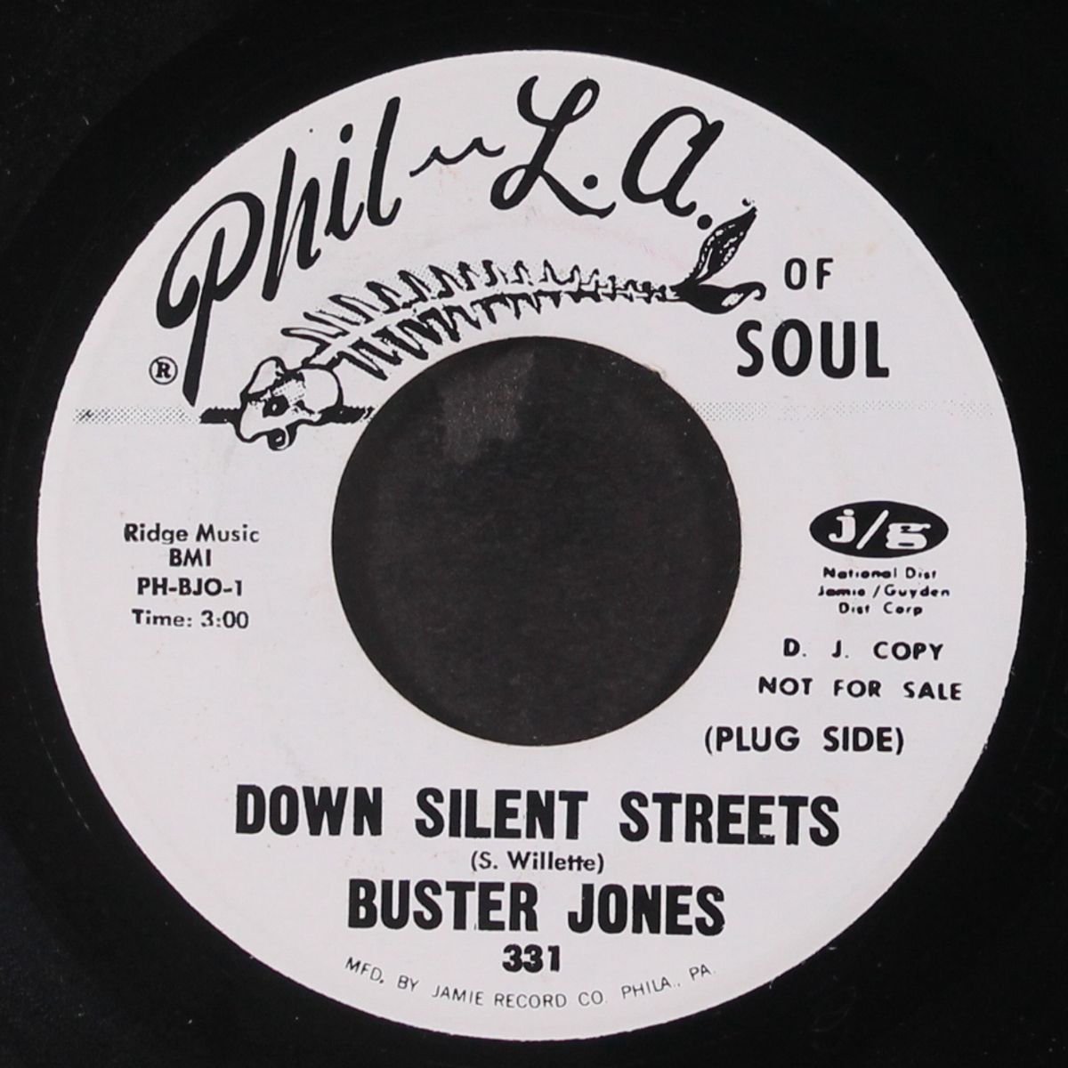 down silent streets / a good thing by BUSTER JONES