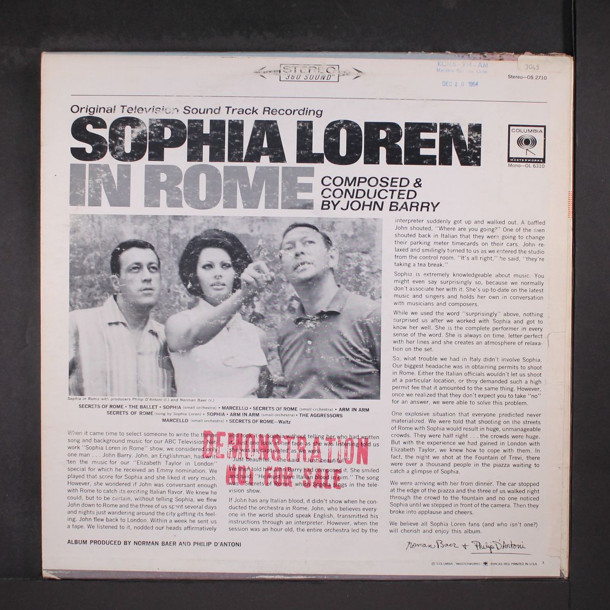 in rome by SOPHIA LOREN