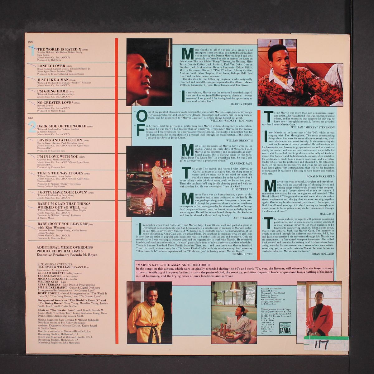 motown remembers by MARVIN GAYE