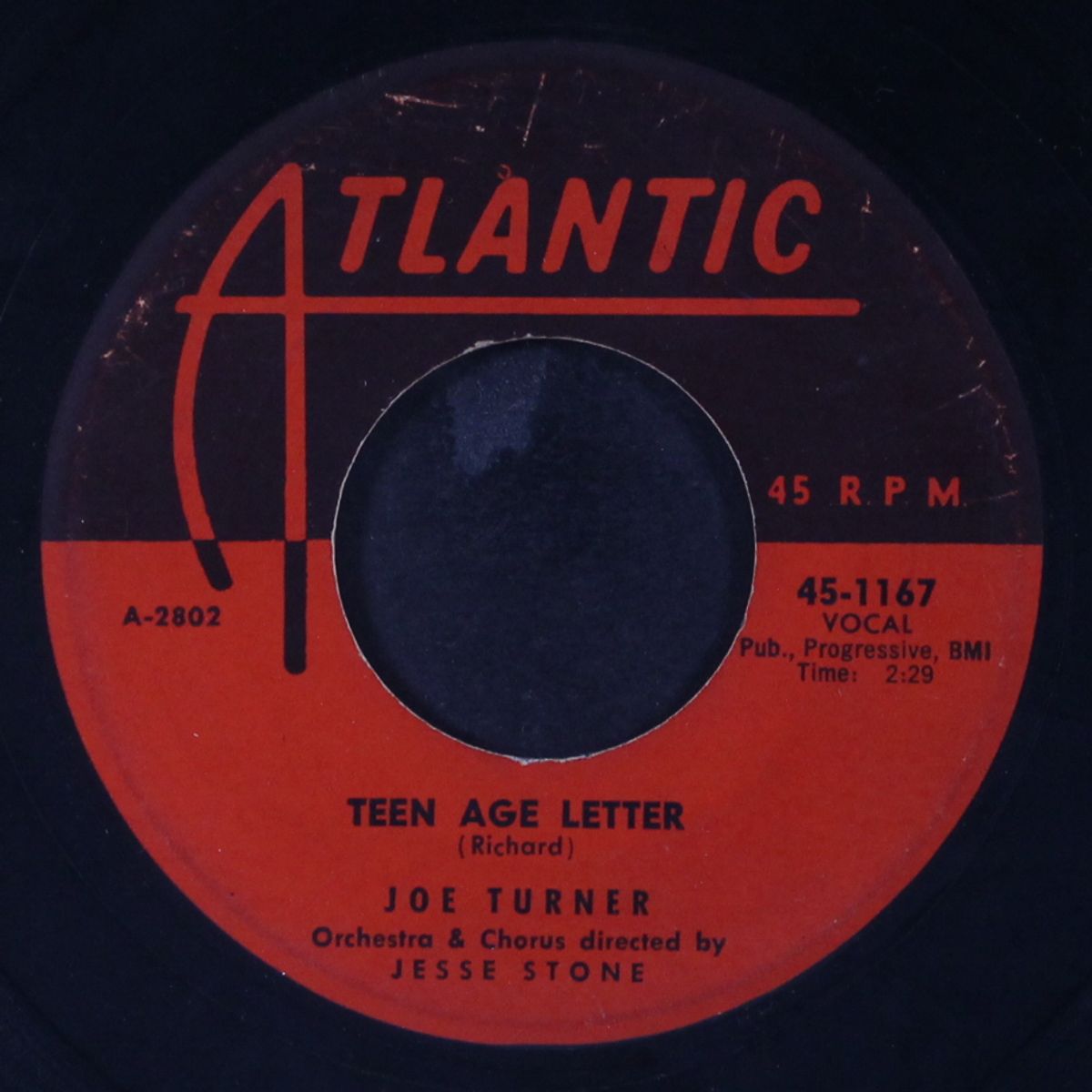 teen age letter / wee baby blues by JOE TURNER