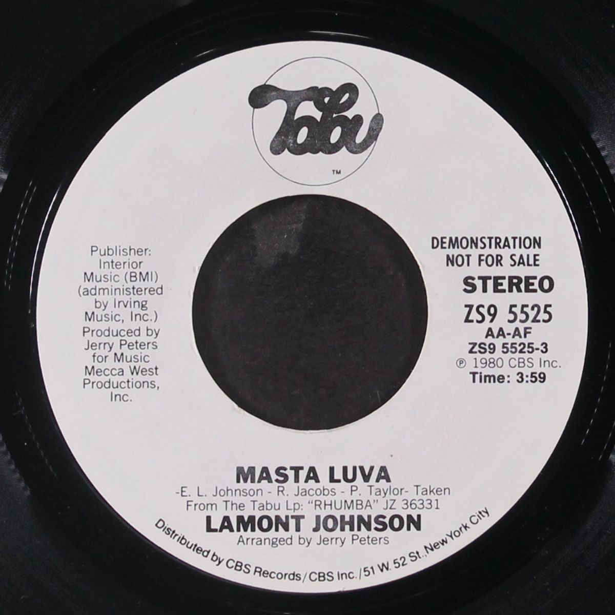 masta luva / same by LAMONT JOHNSON