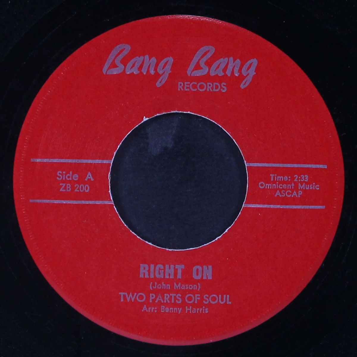 right on / your kind of love by TWO PARTS OF SOUL