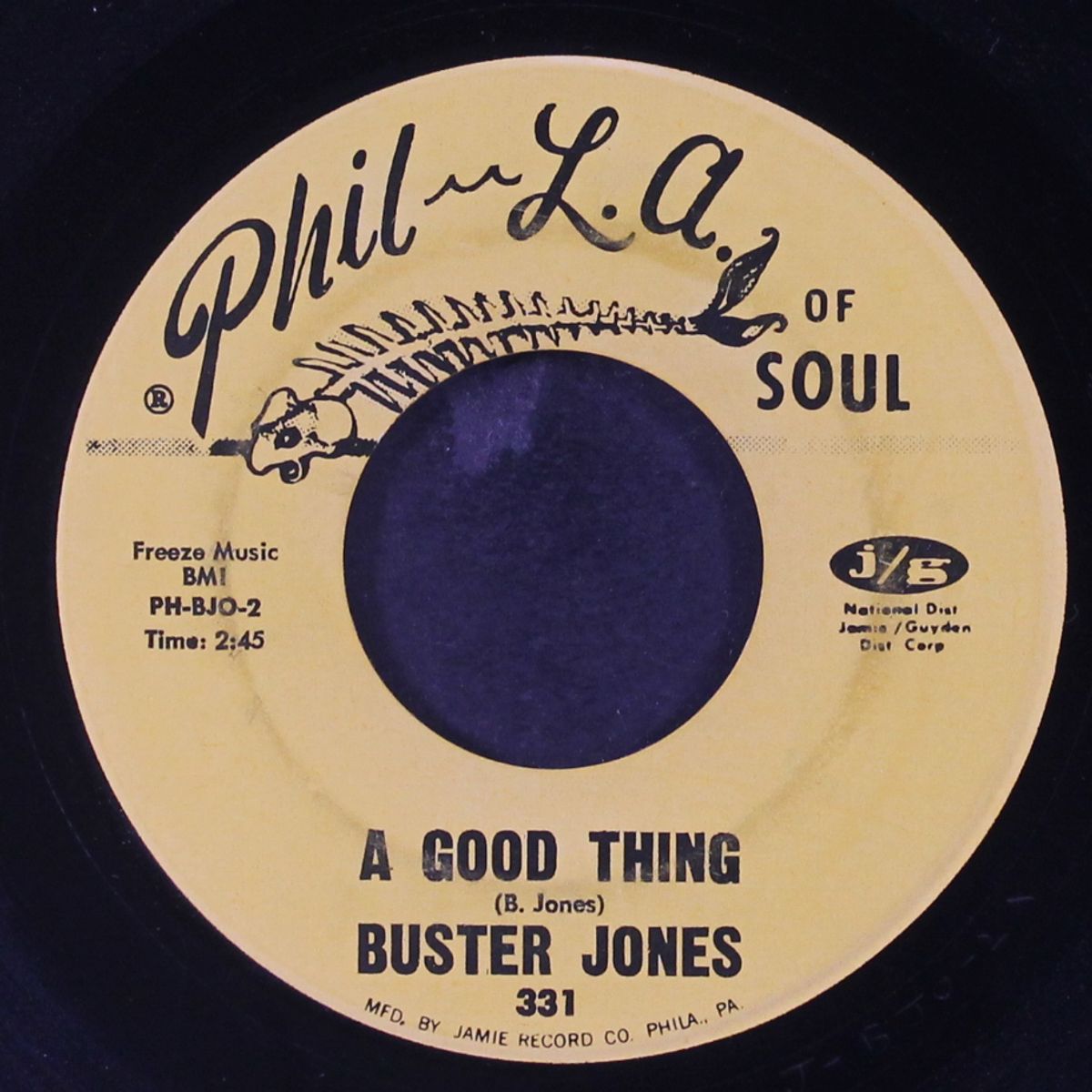 down silent streets / a good thing by BUSTER JONES
