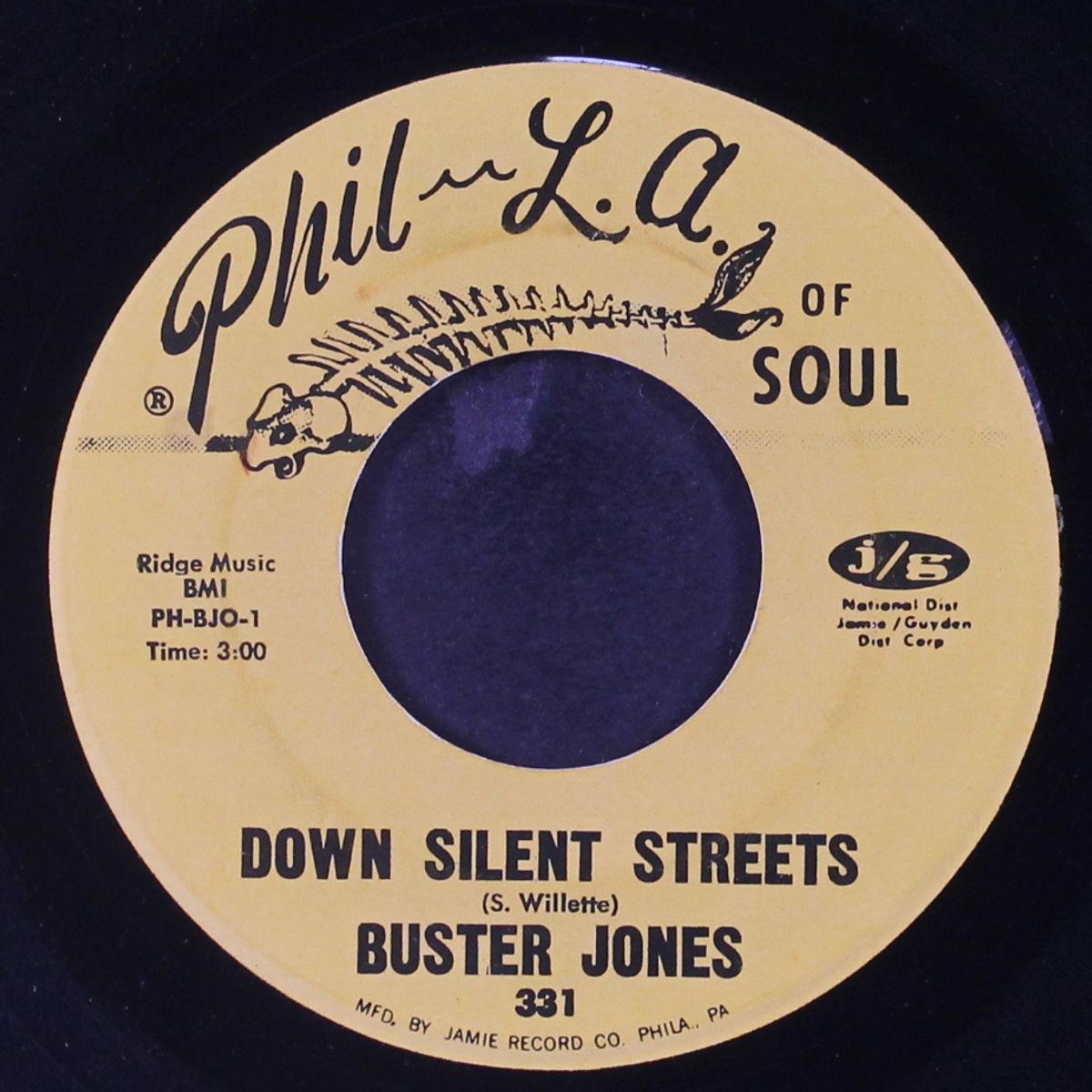down silent streets / a good thing by BUSTER JONES
