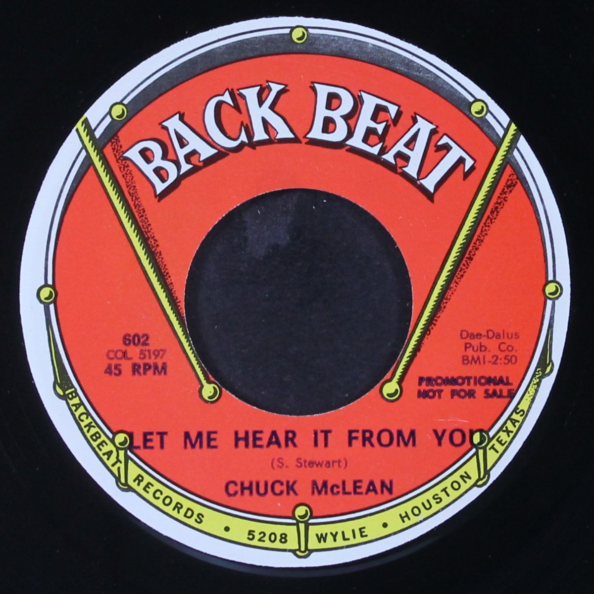 let me hear it from you / my lover's vow by CHUCK MCLEAN