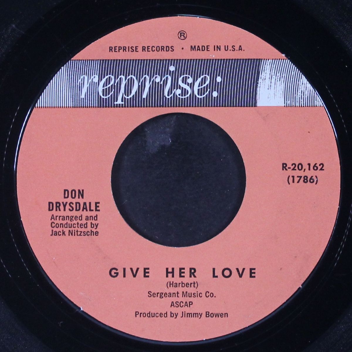 one love / give her love by DON DRYSDALE