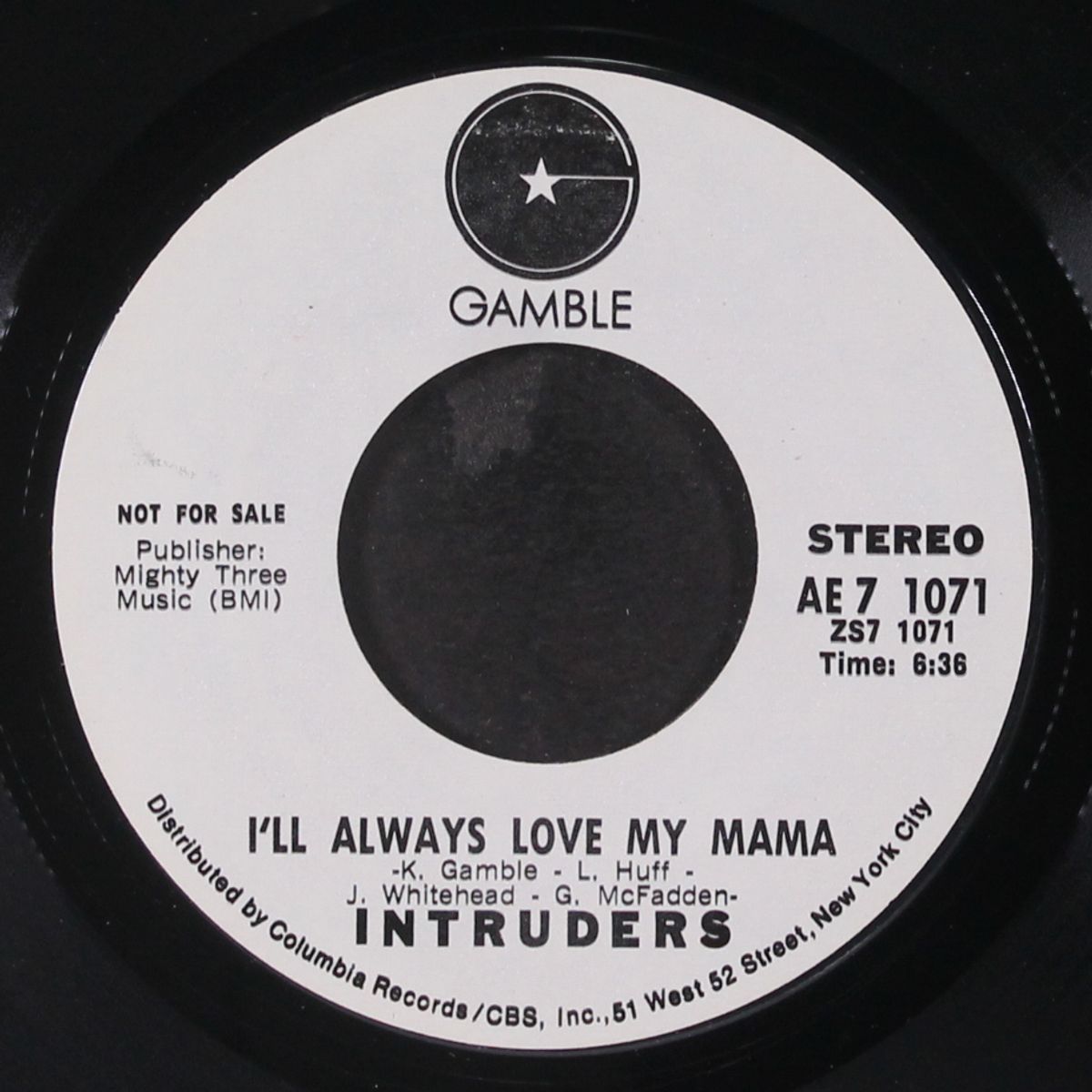 i'll always love my mama / same by INTRUDERS
