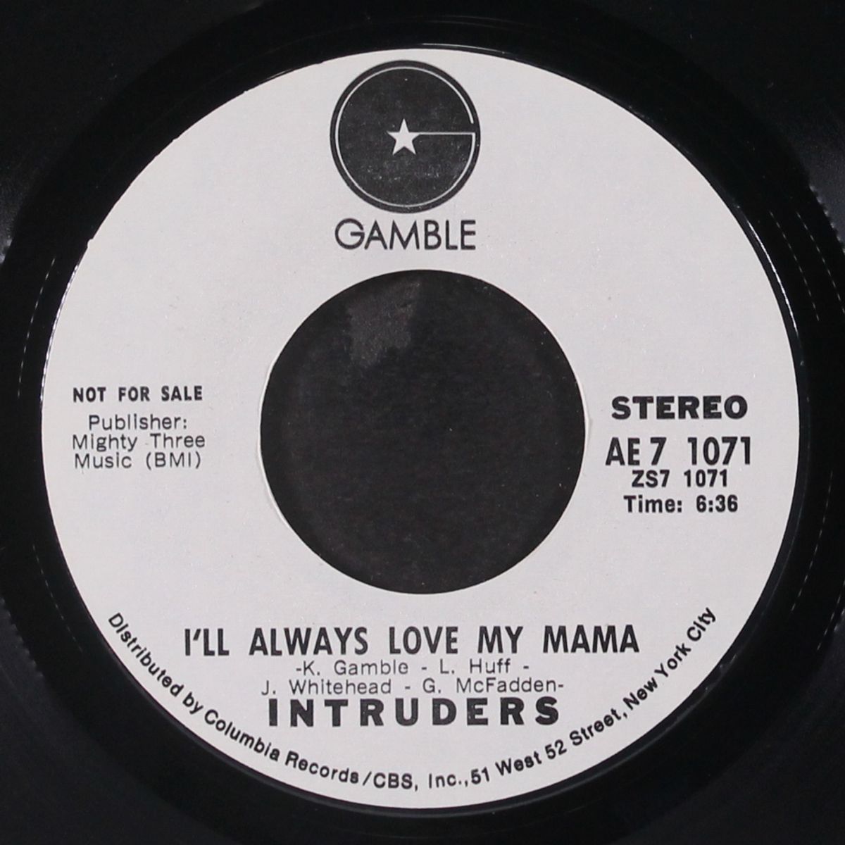 i'll always love my mama / same by INTRUDERS