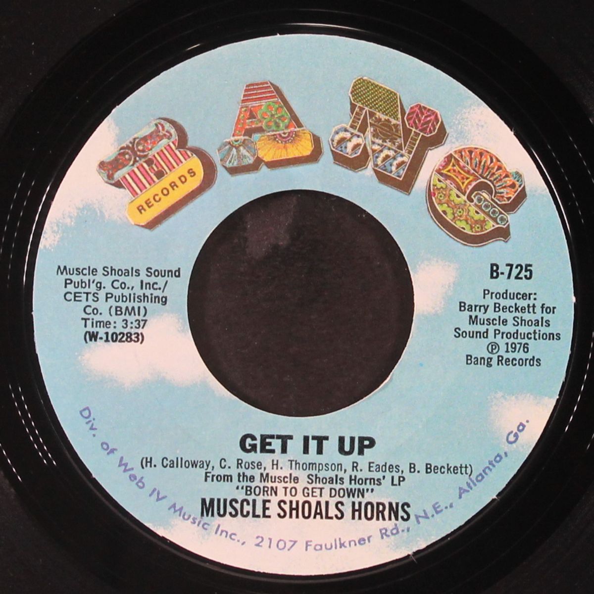 get it up / open up your heart by MUSCLE SHOALS HORNS