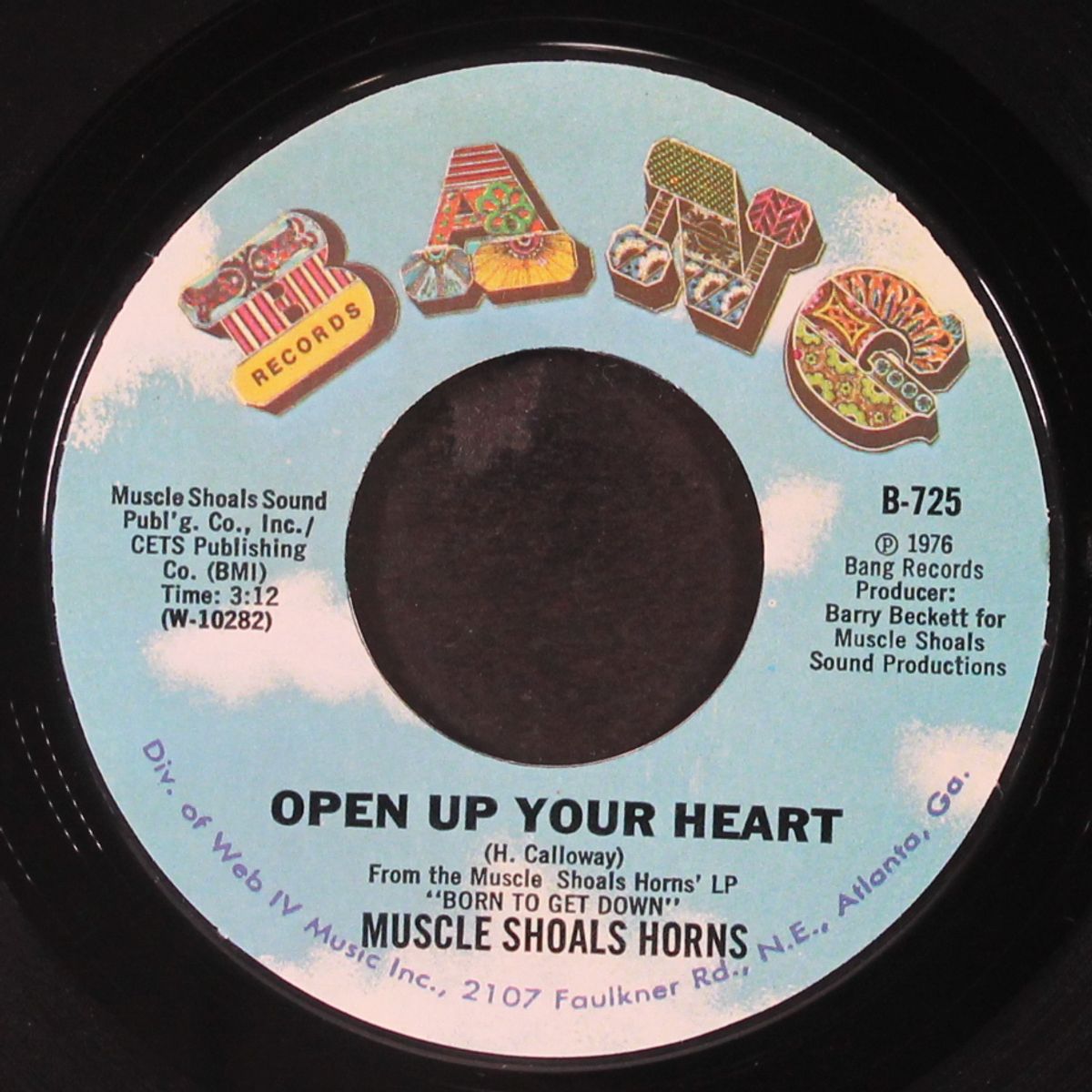 get it up / open up your heart by MUSCLE SHOALS HORNS