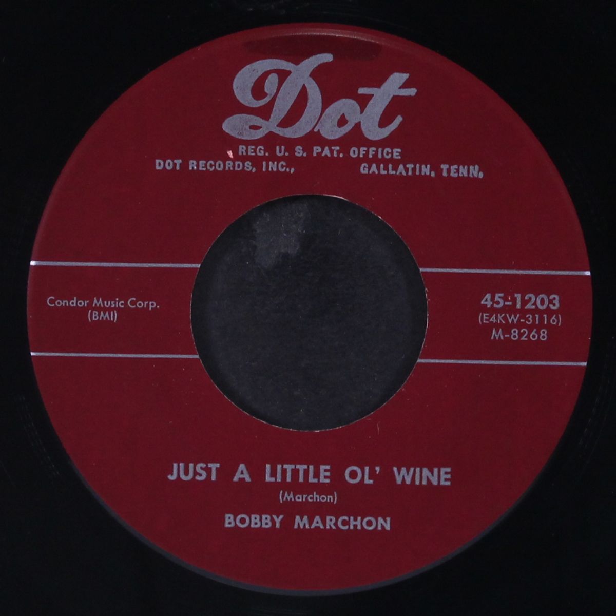 just a little ol' wine / you made a fool of me by BOBBY MARCHAN