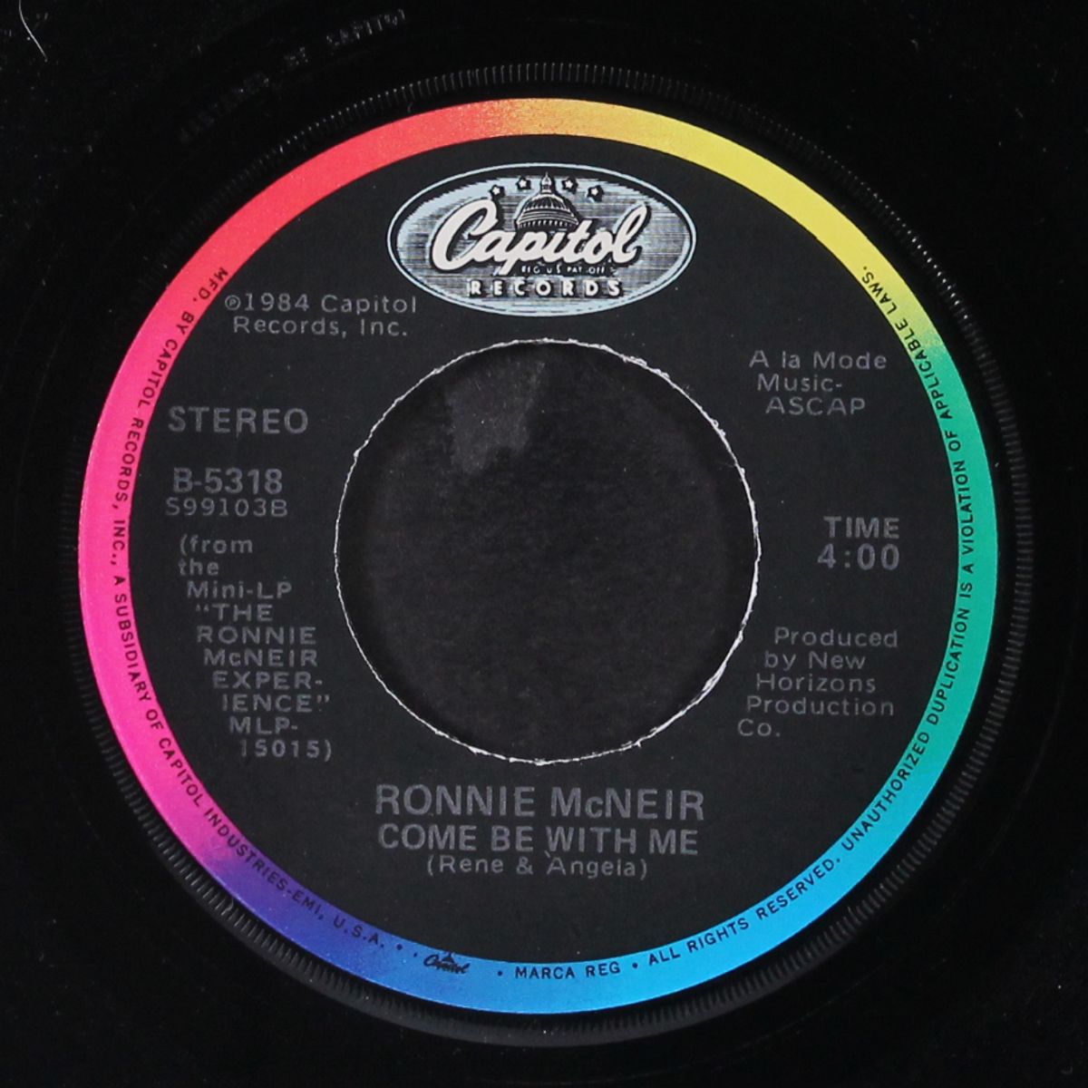 come be with me / short by RONNIE MCNEIR