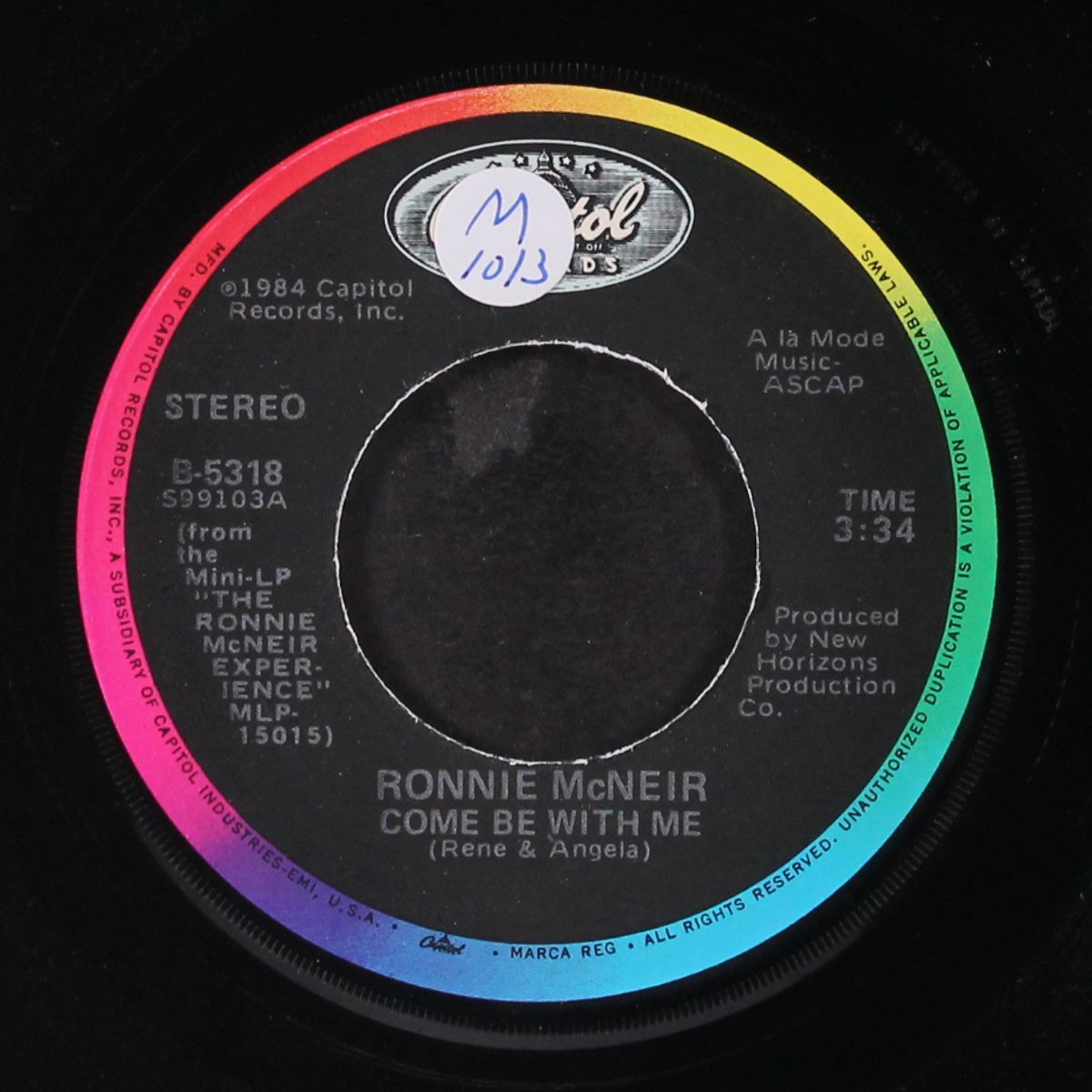 come be with me / short by RONNIE MCNEIR
