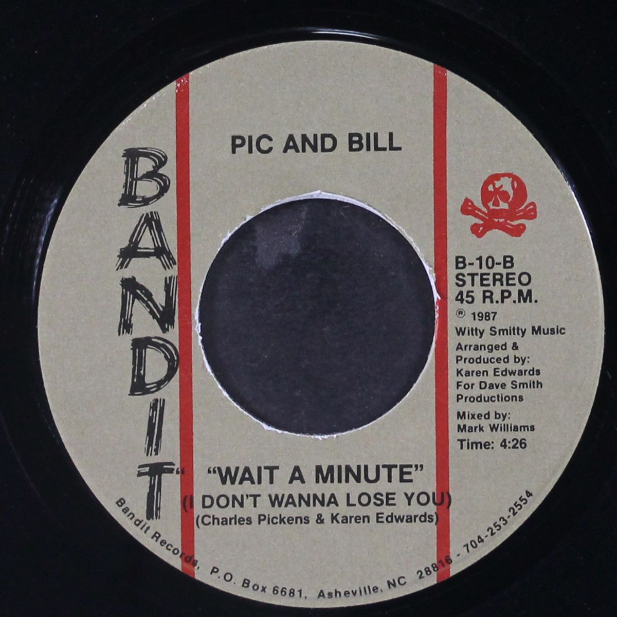 hang on in there baby / wait a minute by PIC AND BILL