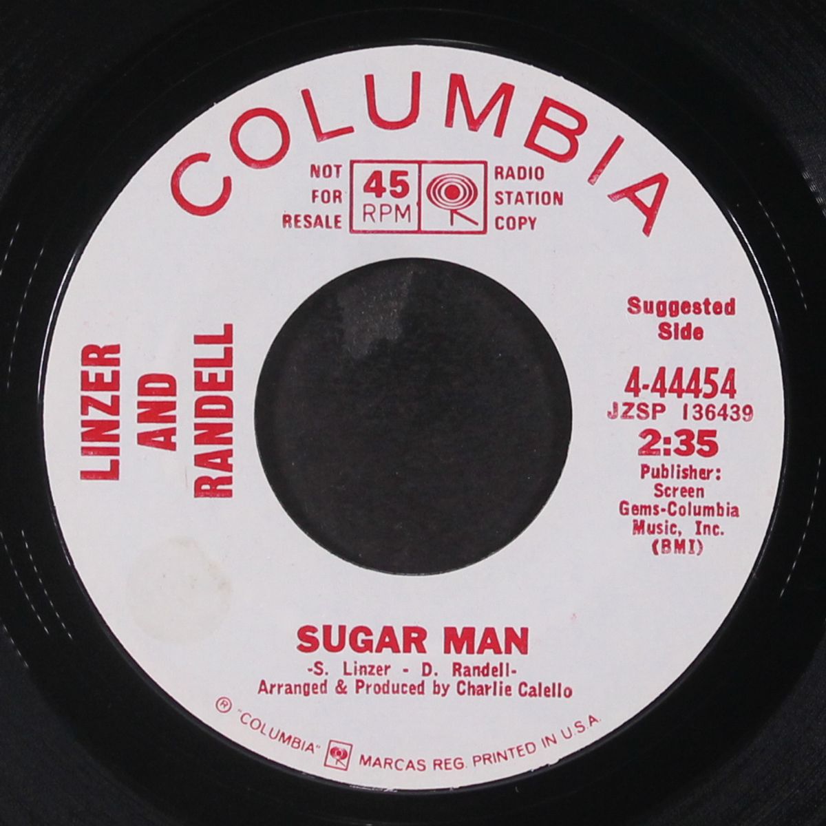 sugar man / i want to be your puppy dog by LINZER & RANDELL
