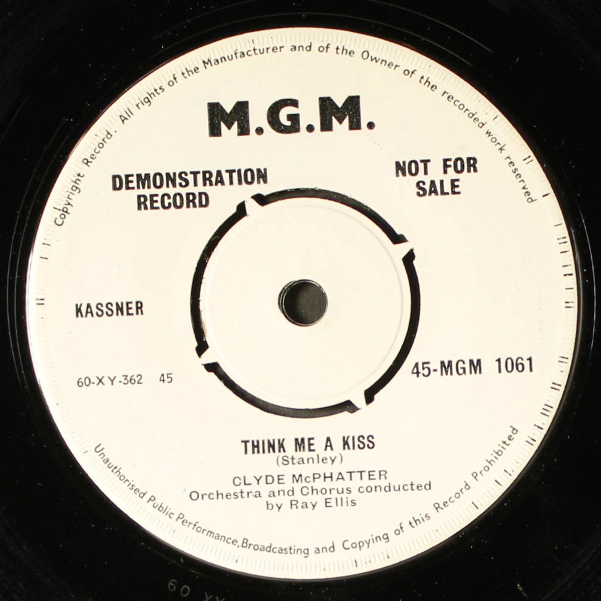 think me a kiss / when the right time comes along by CLYDE MCPHATTER