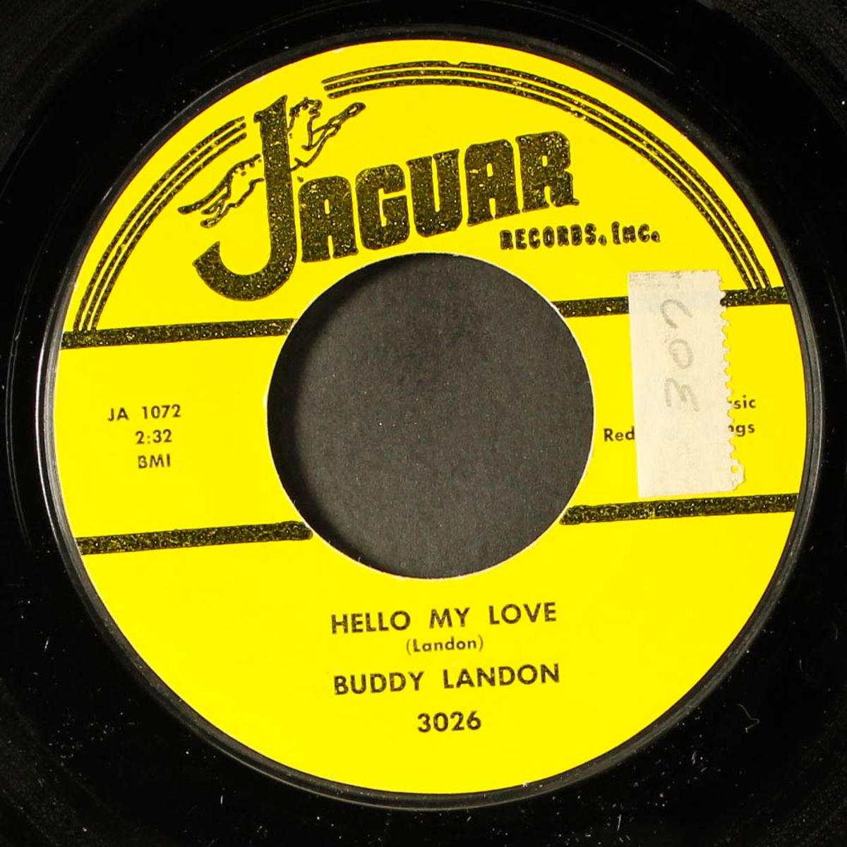 raunchy little baby / hello my love by BUDDY LANDON