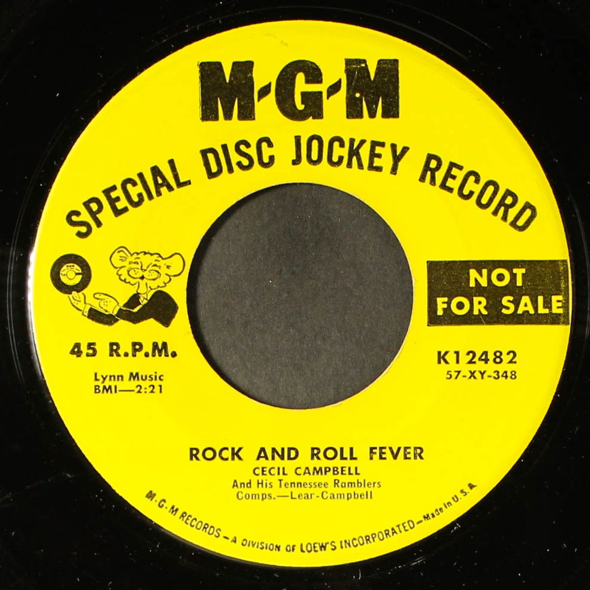 rock and roll fever / the rocking guitar by CECIL CAMPBELL