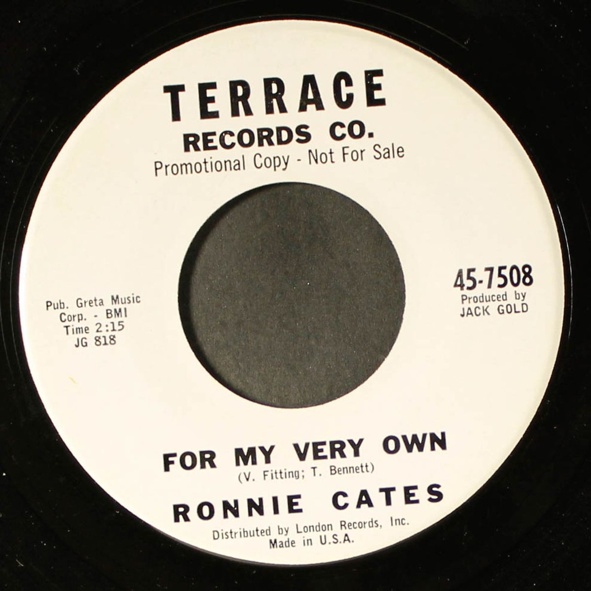 for my very own / long time by RONNIE CATES