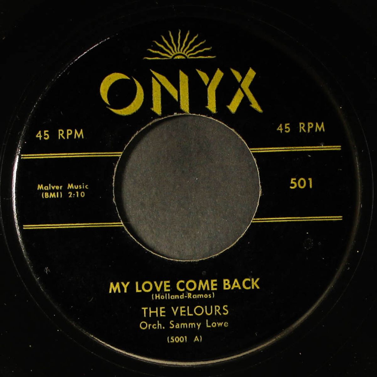 my love come back / honey drop by VELOURS