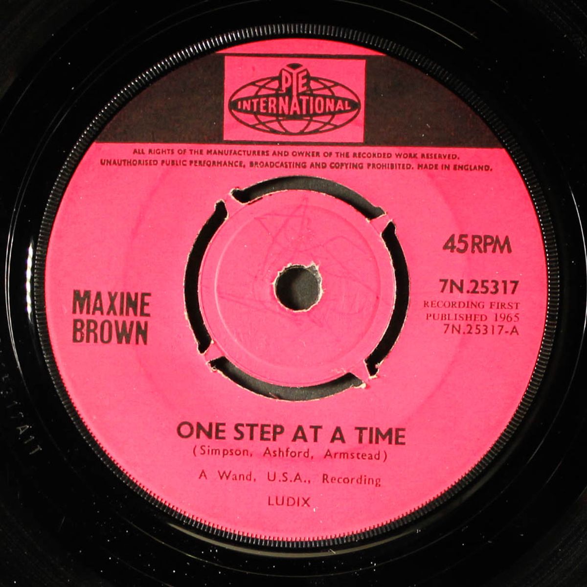 one step at a time / anything for a laugh by MAXINE BROWN