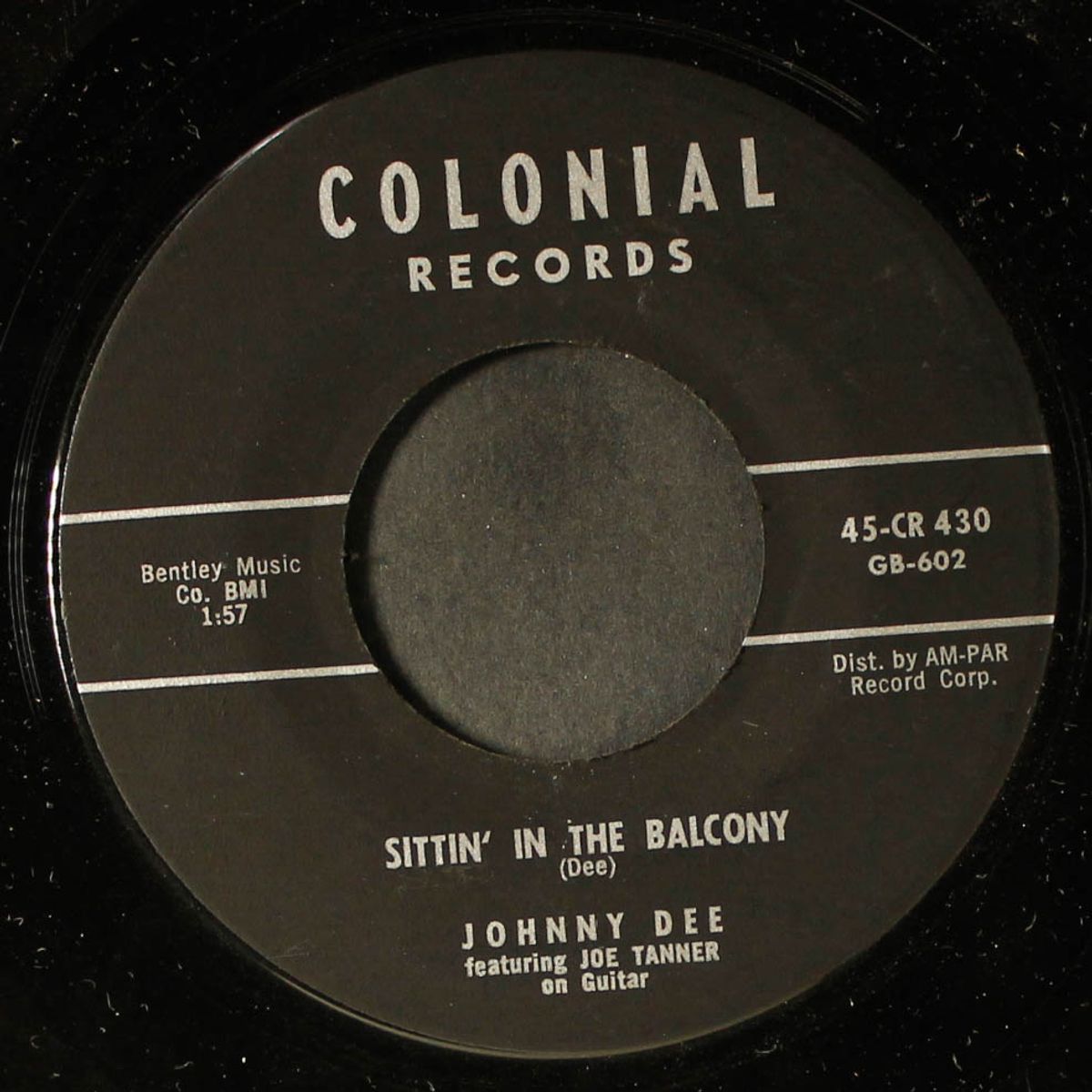 sittin' in the balcony / a-plus in love by JOHNNY DEE