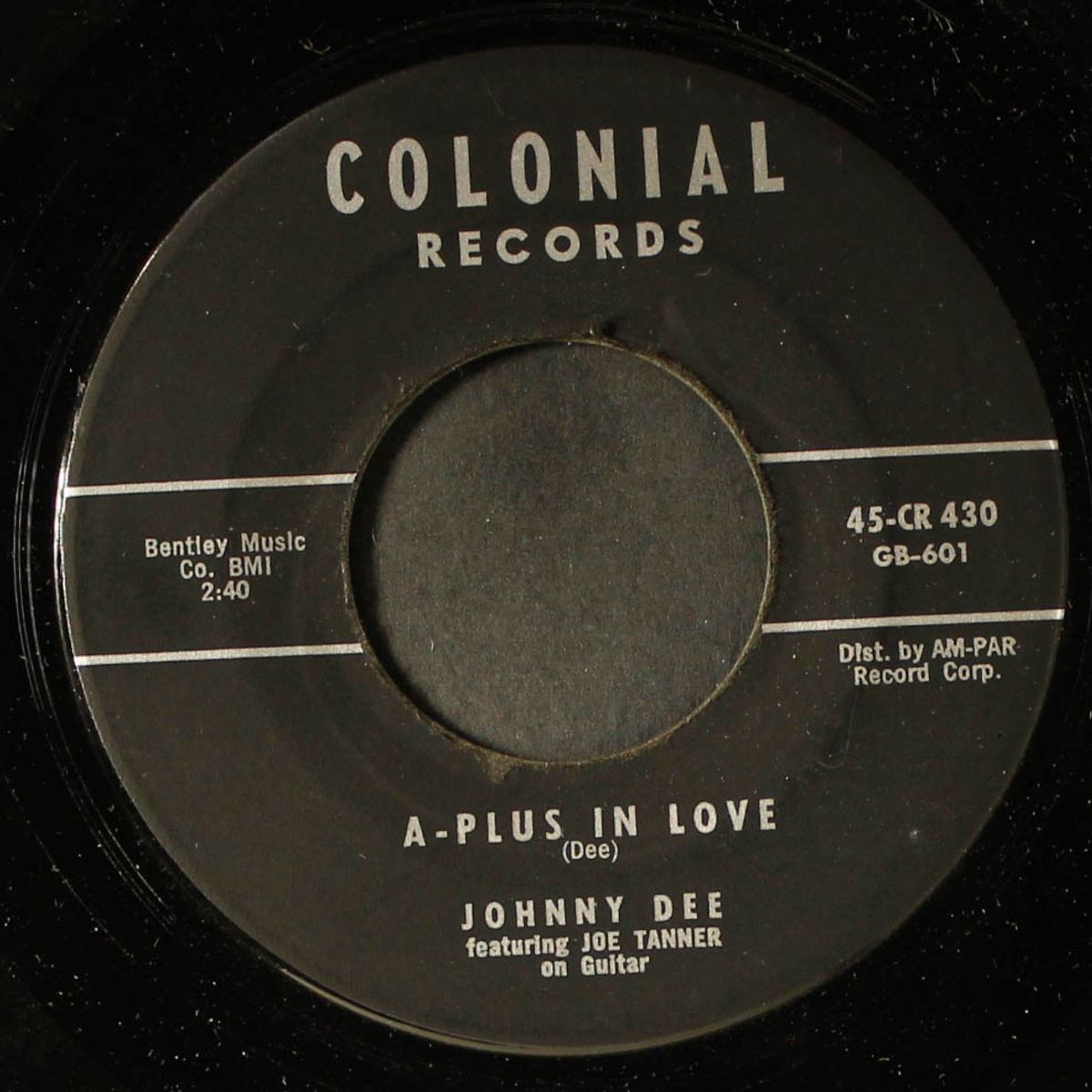 sittin' in the balcony / a-plus in love by JOHNNY DEE