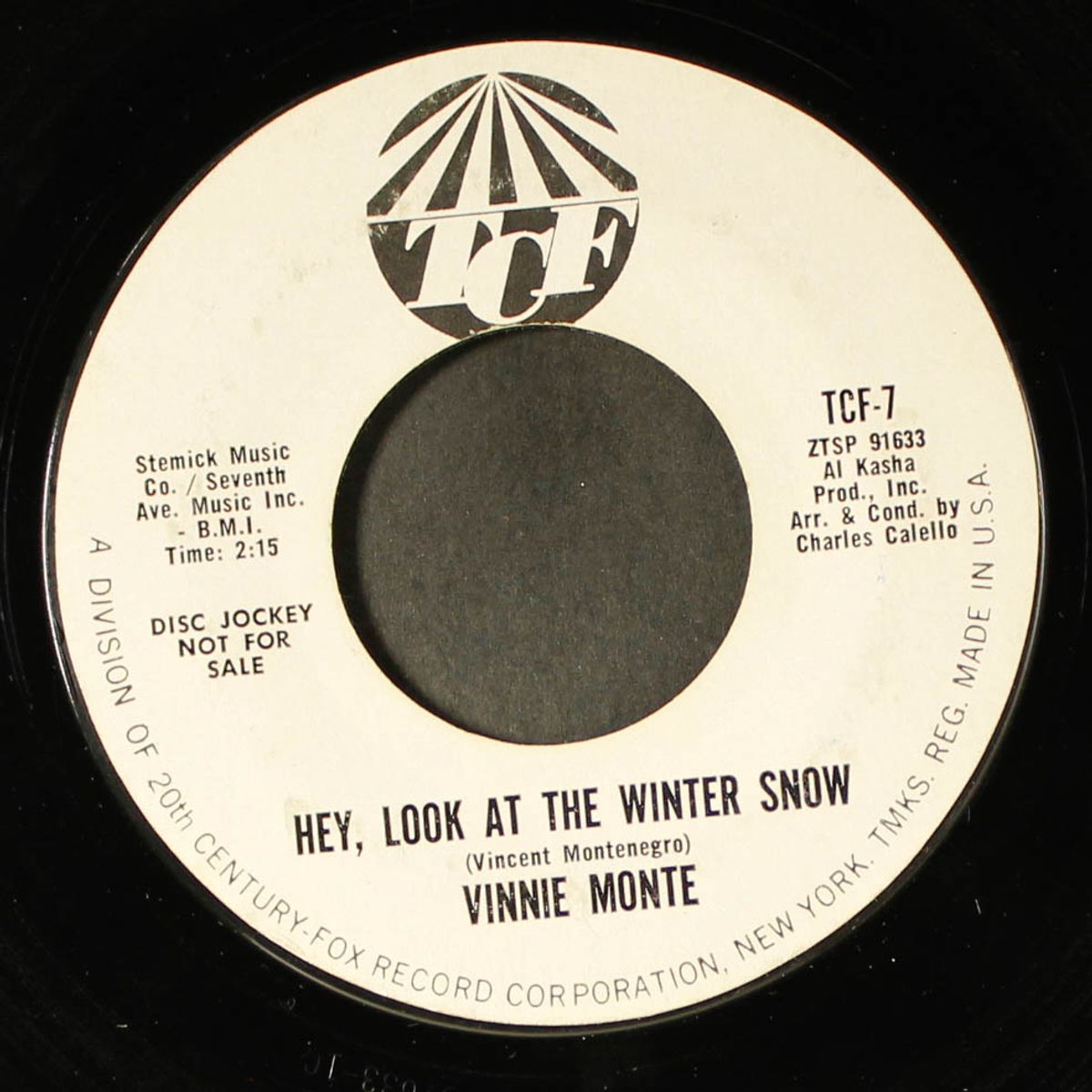 what's the matter with marilyn / hey, look at the winter snow by VINNIE MONTE