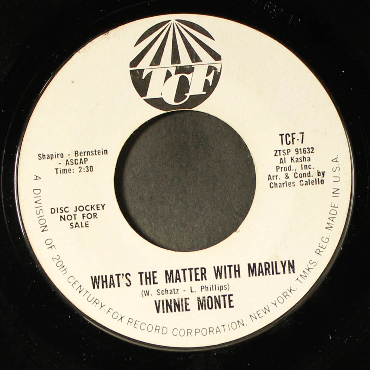 what's the matter with marilyn / hey, look at the winter snow by VINNIE MONTE
