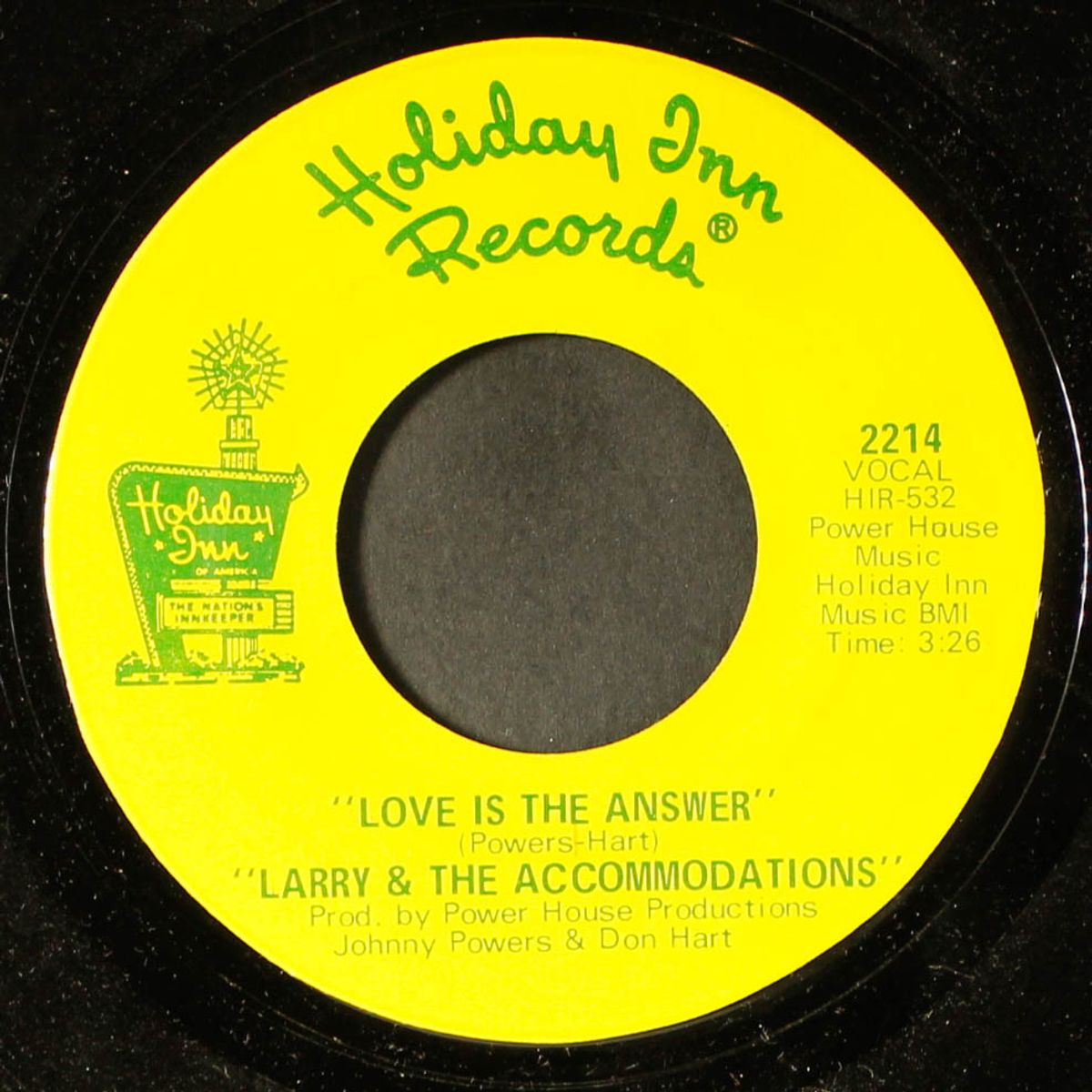 i wanna hold you / love is the answer by LARRY & ACCOMMODATIONS