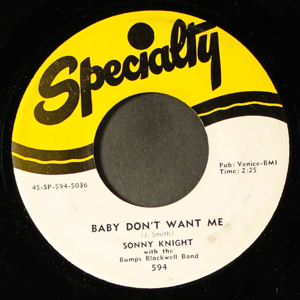 keep a-walkin' / baby don't want me by SONNY KNIGHT