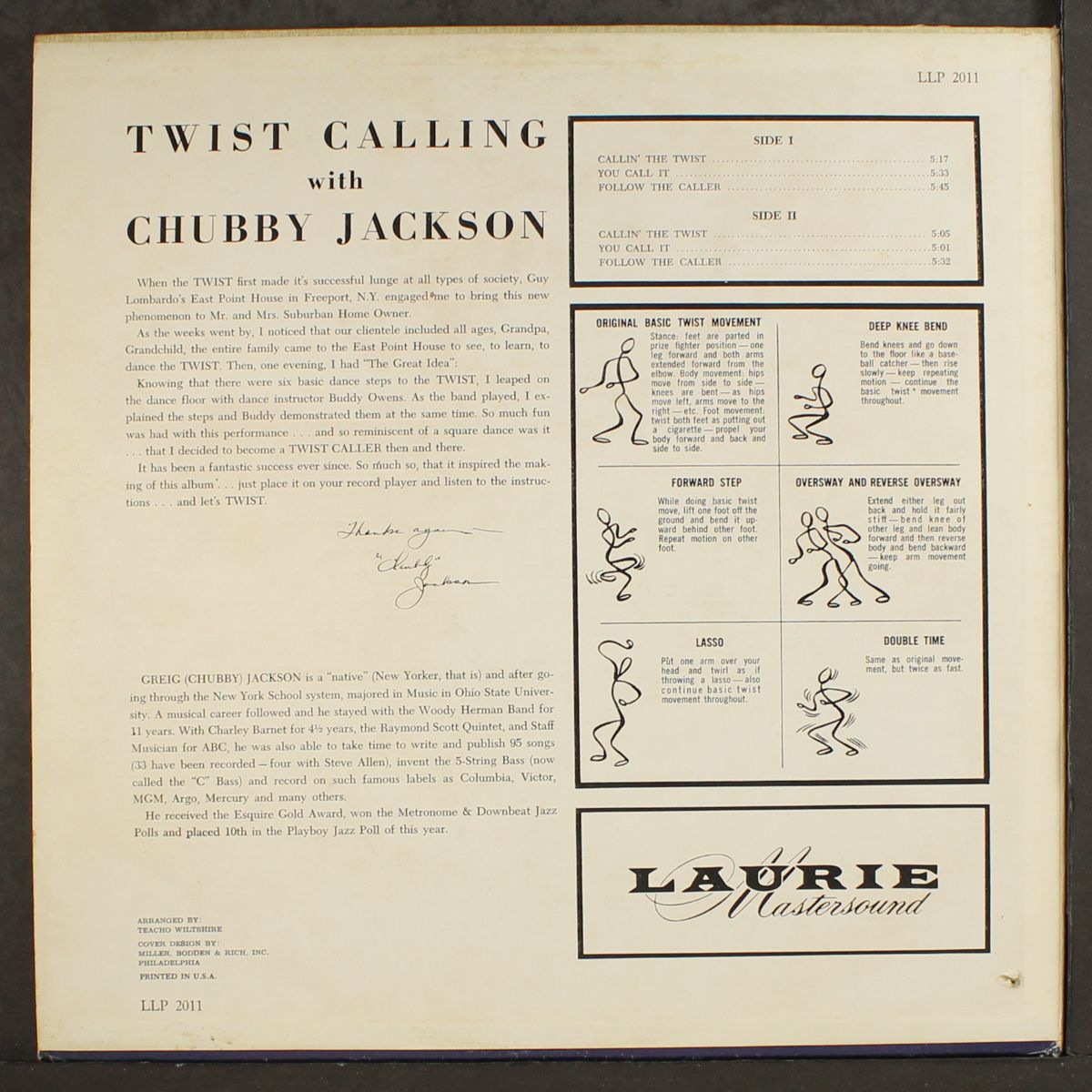 calling the twist by CHUBBY JACKSON
