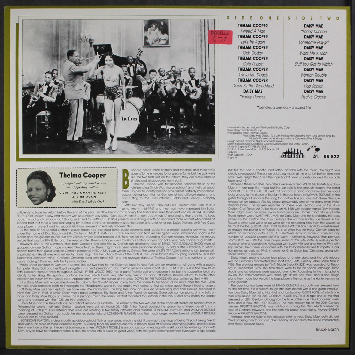 and daisy mae & her hepcats by THELMA COOPER